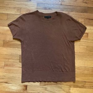 BANANA REPUBLIC Brown Knit Sweater T-Shirt